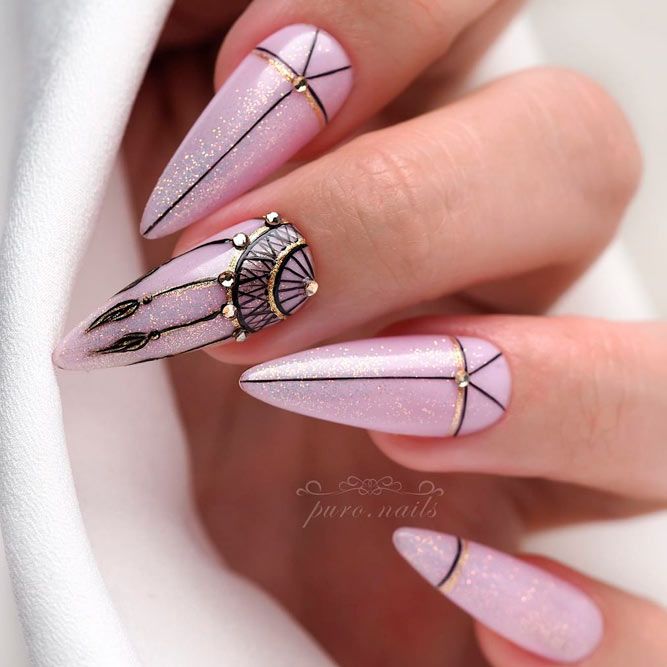 Nude Dream Catcher Charming Nails