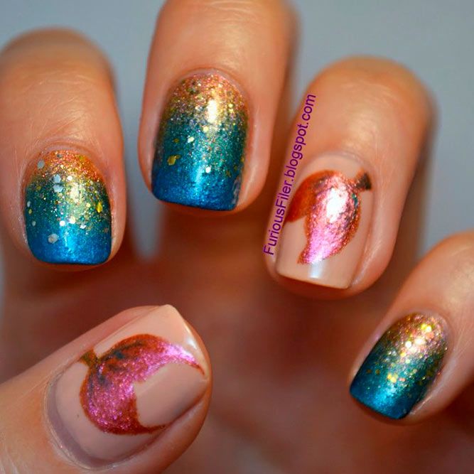 Mermaid Themes For Your Nails