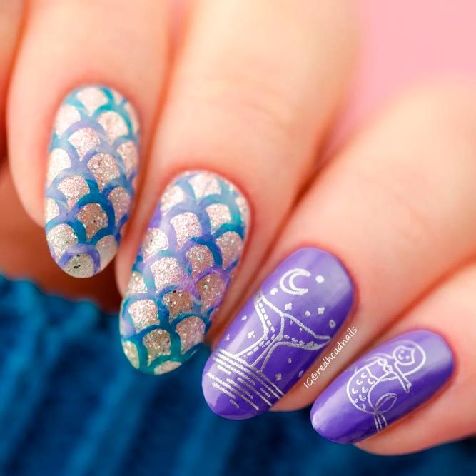 Little Mermaid Themes For Your Nail Designs