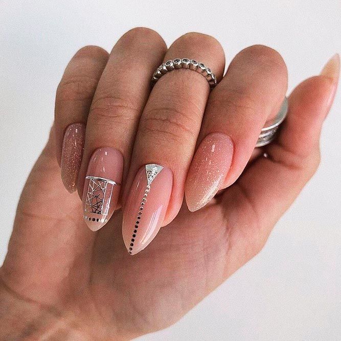 Modern Triangle Nail Designs