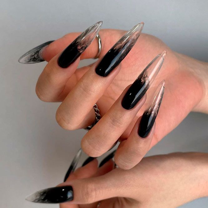 Gothic Stiletto Nails