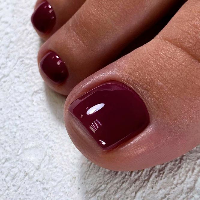 Wine Color For Your Toes