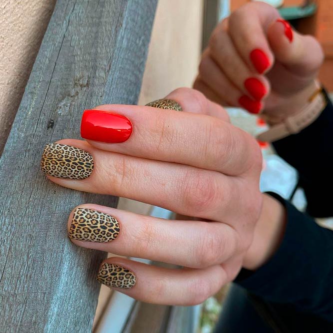 Red Short Nail Ideas