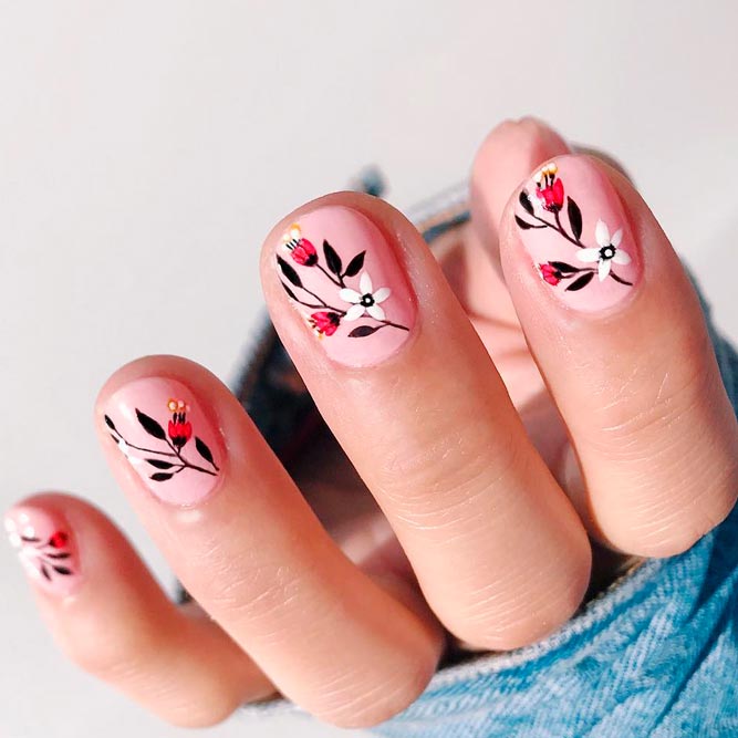 Cute Light Pink Nails