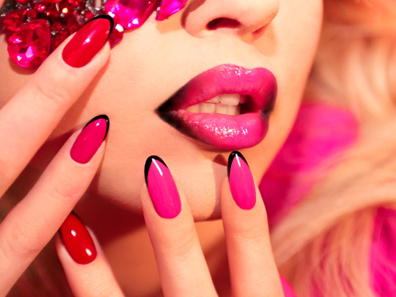 Hot Pink Nails and Trendiest Ways to Wear Them