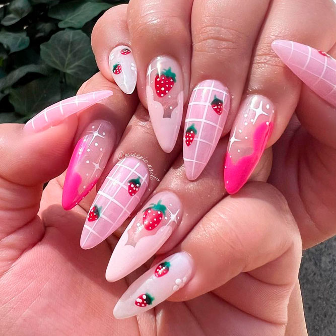 Summer Pink Nail Designs