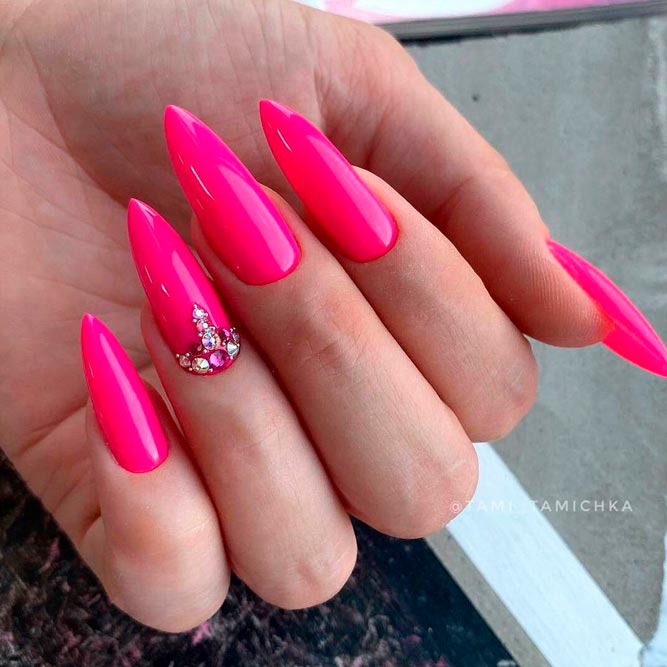 Clear Pink Nails Ideas