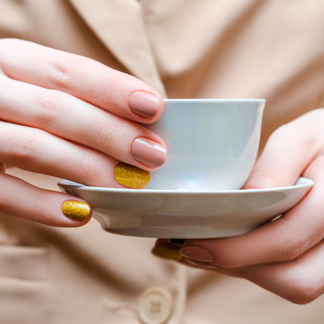 Nude Nails On Coffee Cup Images