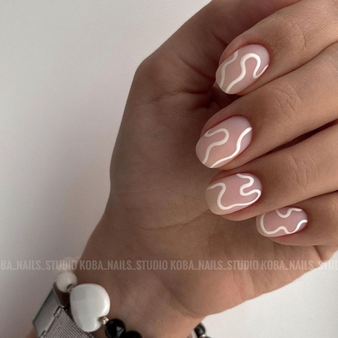 Matte Nails For Business Ladies