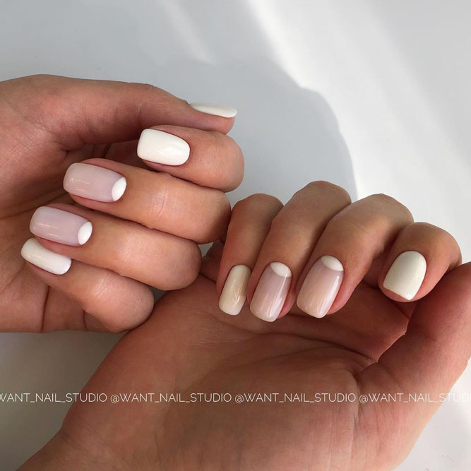 French Manicure Elegant Nail Designs
