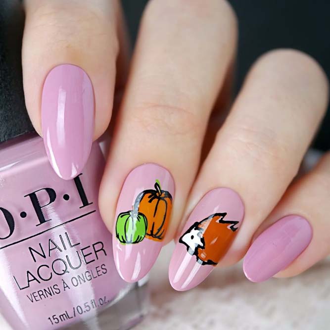 Thematic Thanksgiving Nail Designs