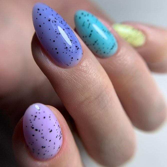 Gorgeous Glitter Gel Nails
