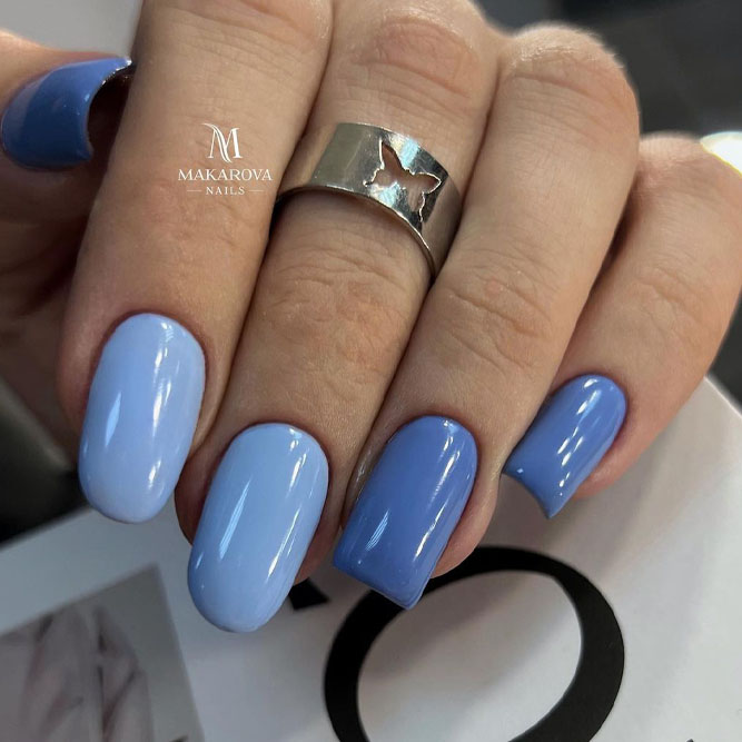 Blue Color for Gel Nails