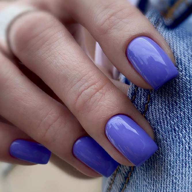 Purple Gel Nail Designs