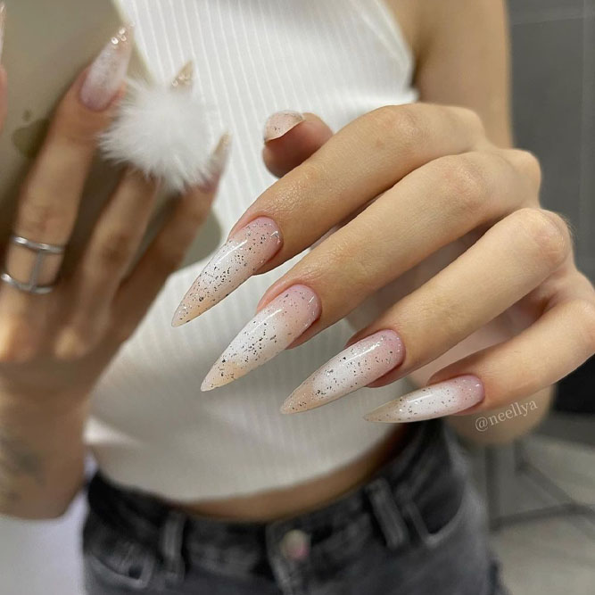 Nude Stiletto Gel Nail Colors