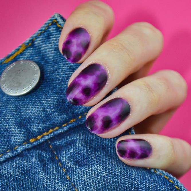 Purple Nails for Autumn Season