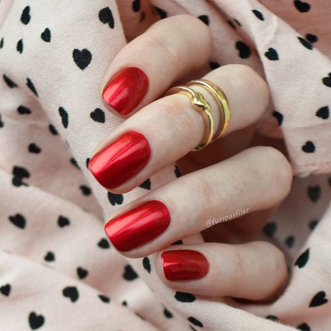 Fall Red Nails Designs