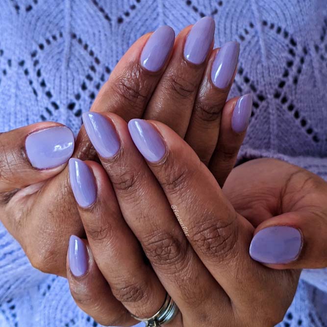 Lavender Nails for Autumn Season