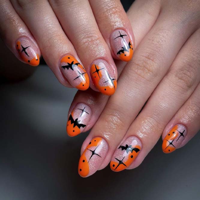 Halloween Nail Art with Simply Batty