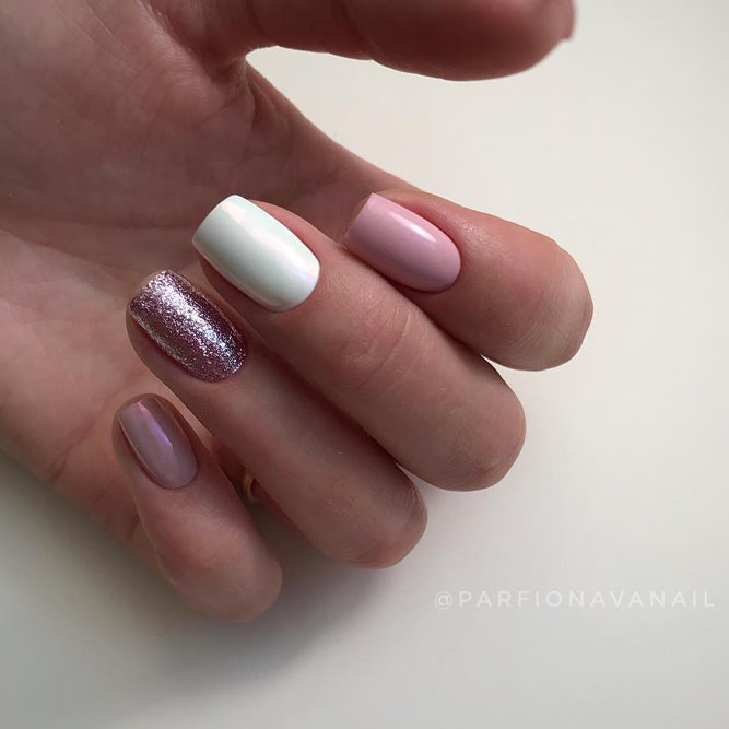 Rose Gold Accents For Your Nails