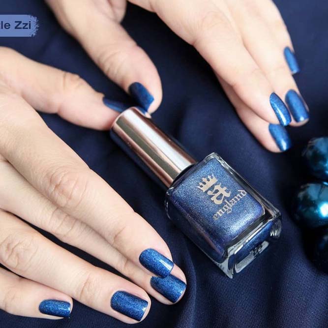 Royal Blue Nails Polish Colors