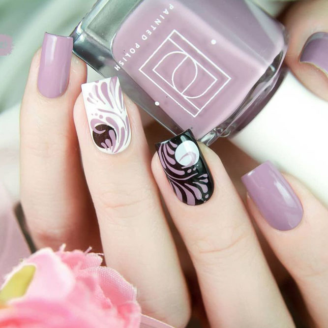 MAUVE WIVES #NailPolishColors #gelpolishcolors | Mauve nails, Nail colors,  Cute nail colors