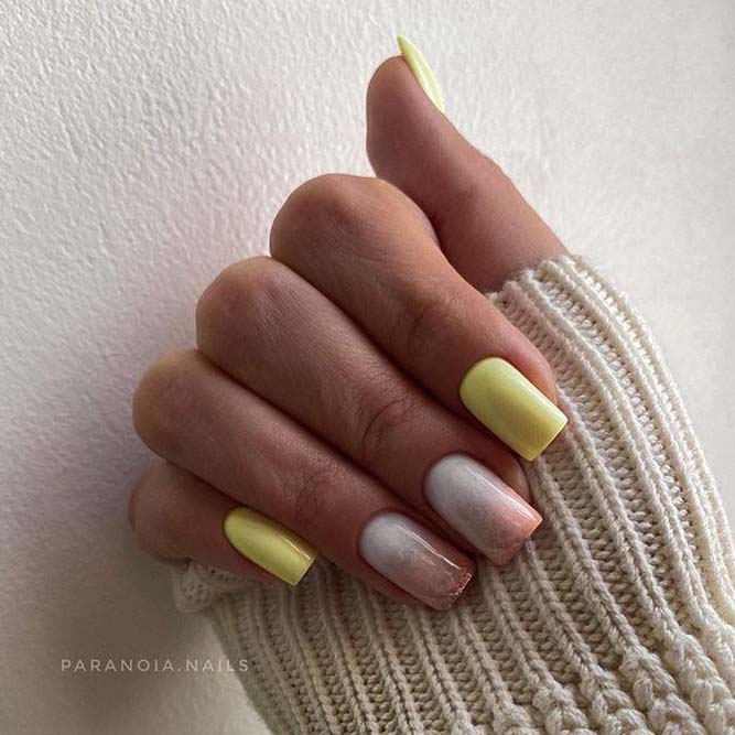 Pastel Ombre Nail Designs