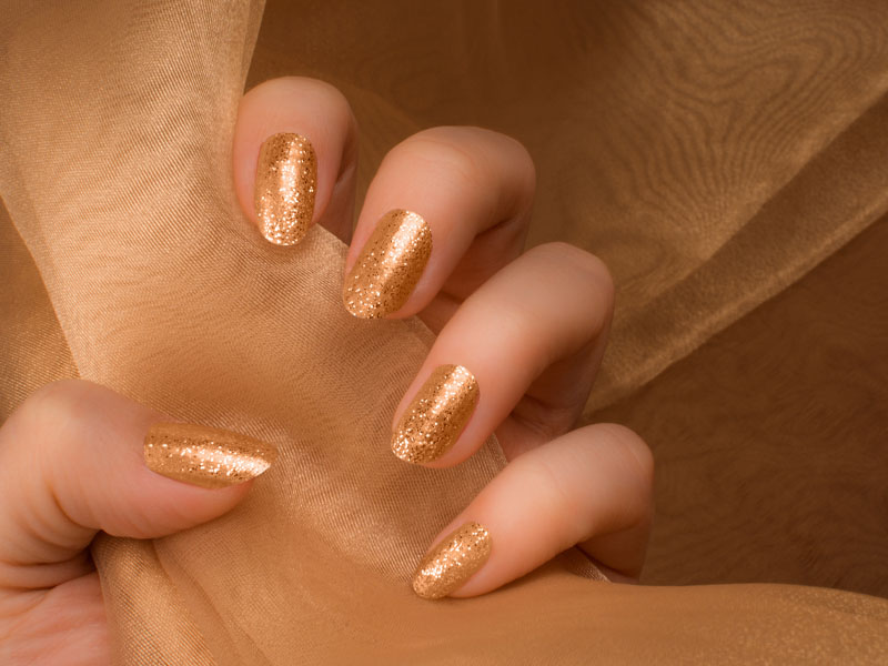 Best Golden Nails Art Ideas