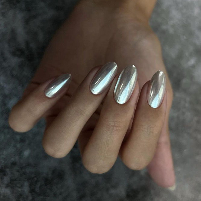Metallic Shades Nails - Luxury Accents