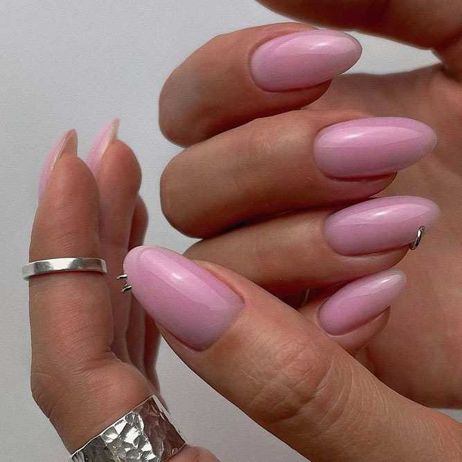 Classic Nude Pink Nails Designs