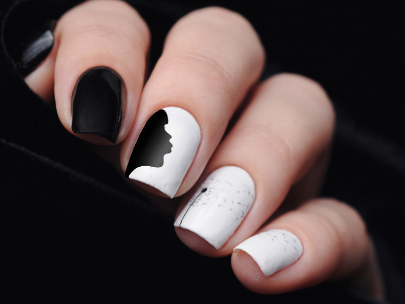 Best Black and White Nail Designs