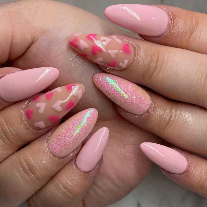 Almond Nails Soft Pink