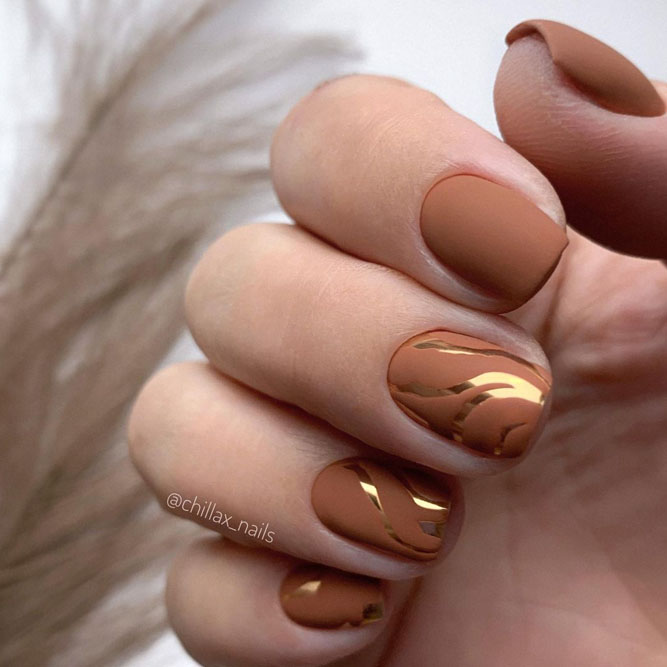 brown nail inspo 🍂 | Gallery posted by her💓 | Lemon8