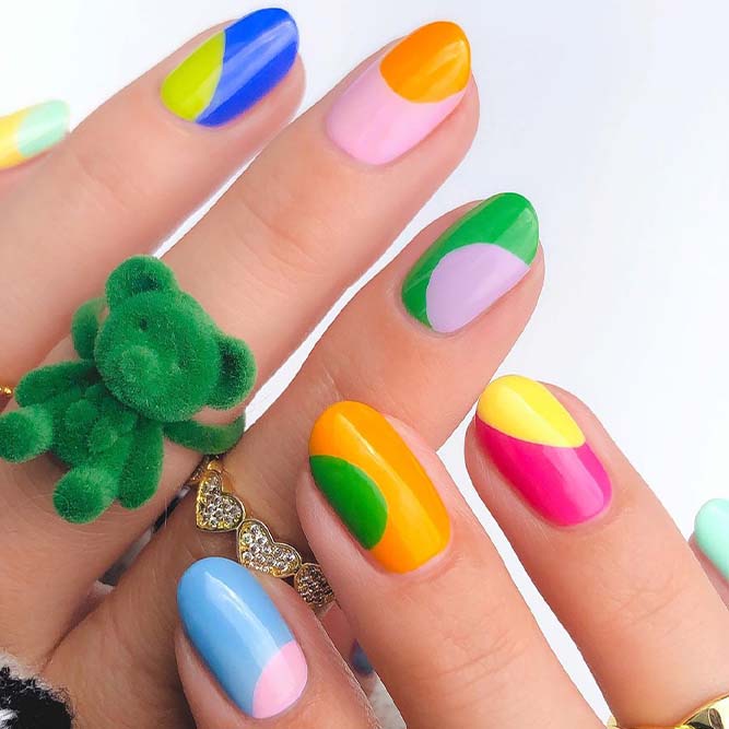 Bright Easter Nail Designs