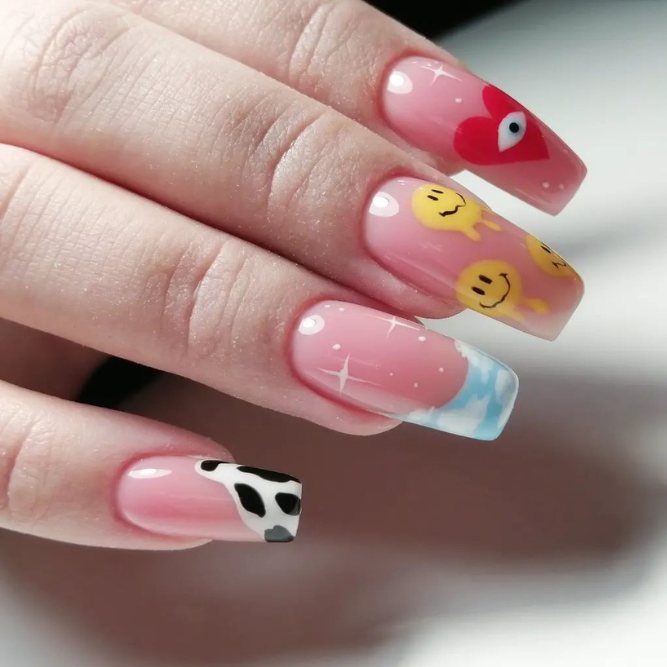 Different Designs On Your Spring Nails Together Smile