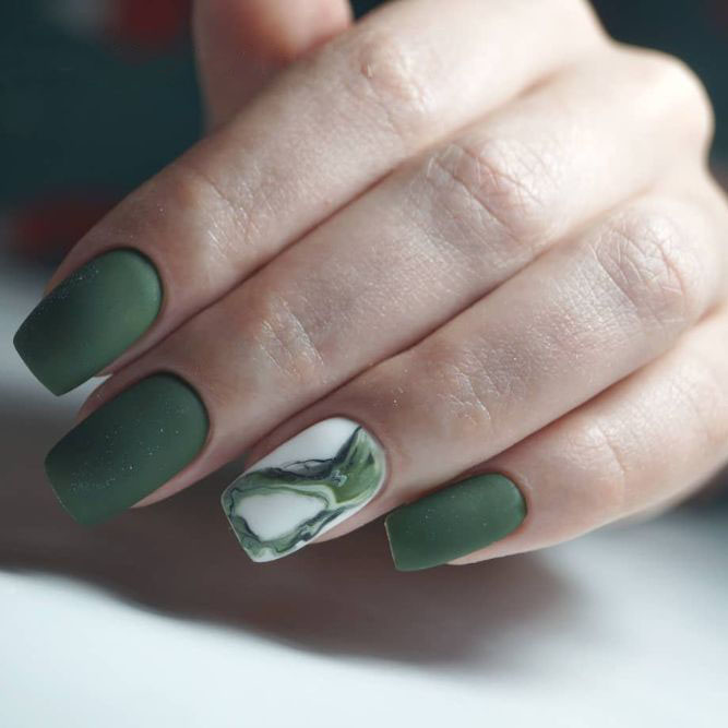 Easy Designs For St.Patricks Day Nails