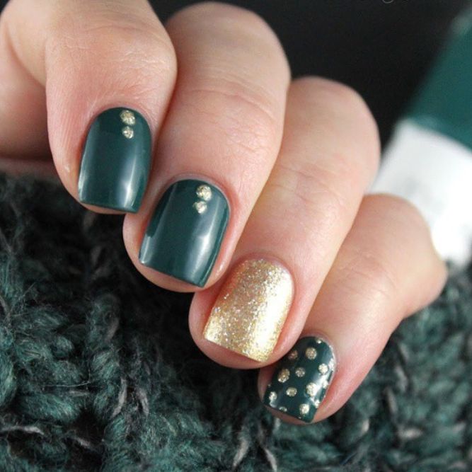 Elegant Ideas For Lucky Nails Gold