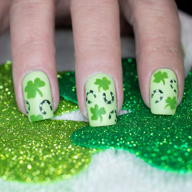 Stamping Designs With Lucky Shamrock