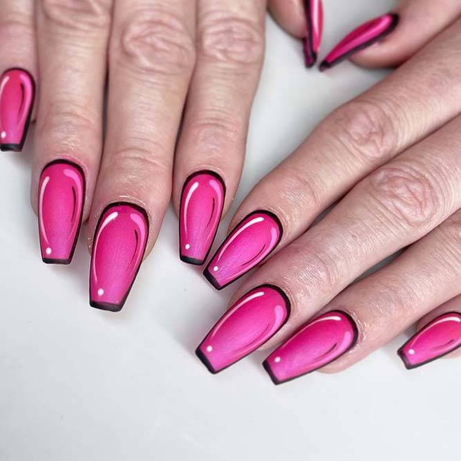 Pink Suede Manicure