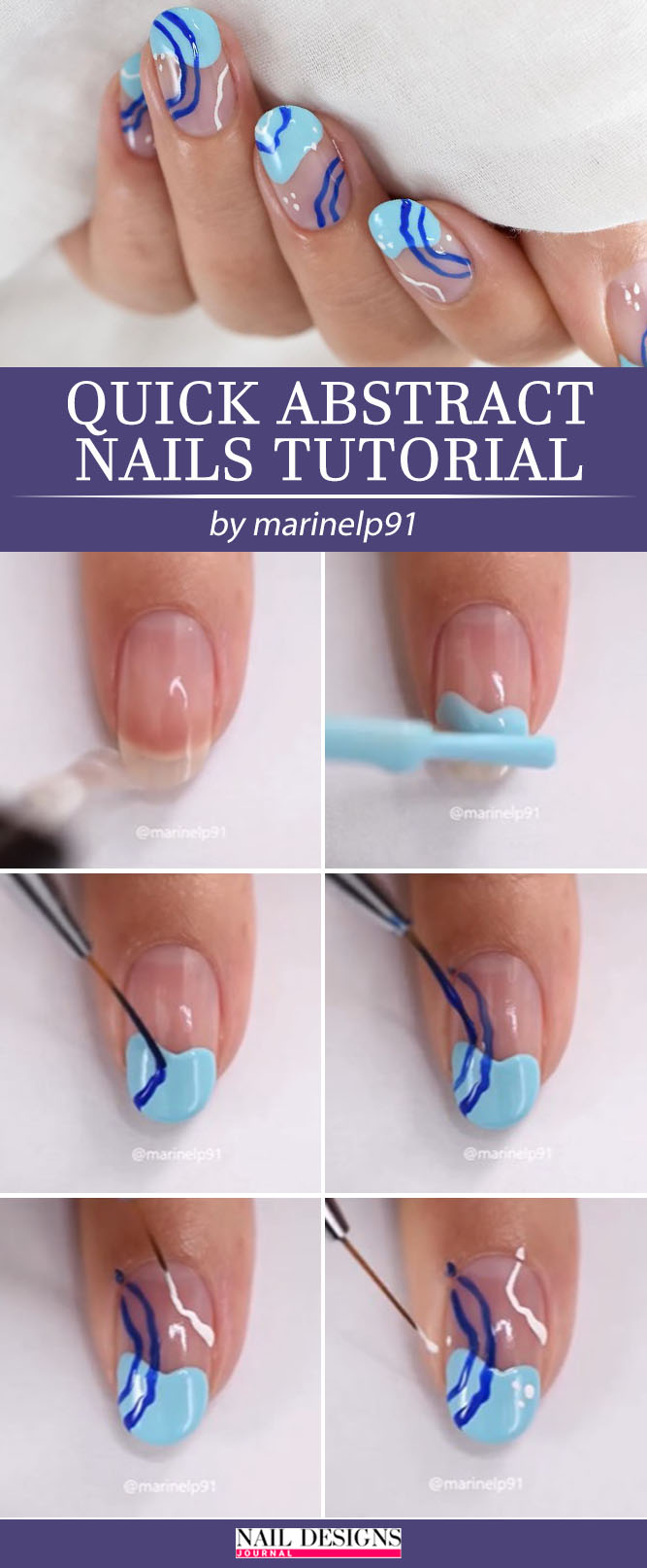 Quick Abstract Nails Tutorial