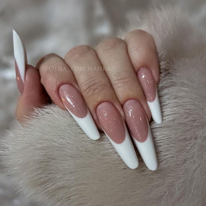 Extra Long French Nails