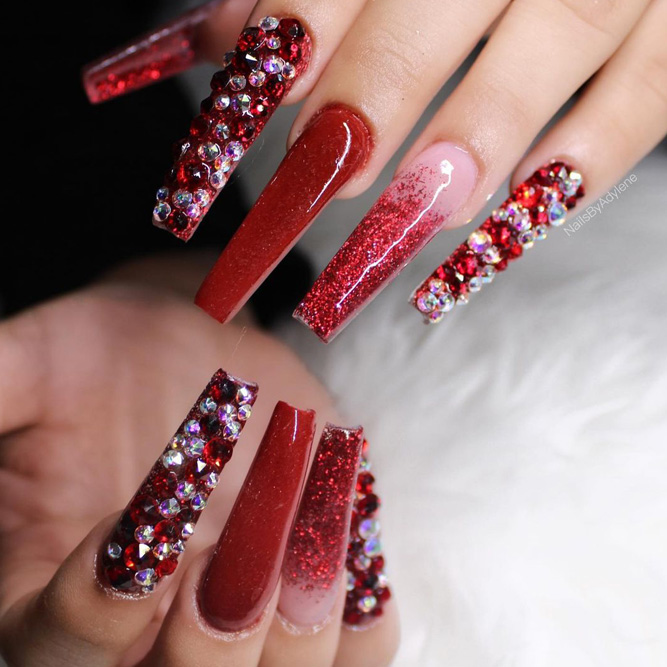 Red Ballerina Nails