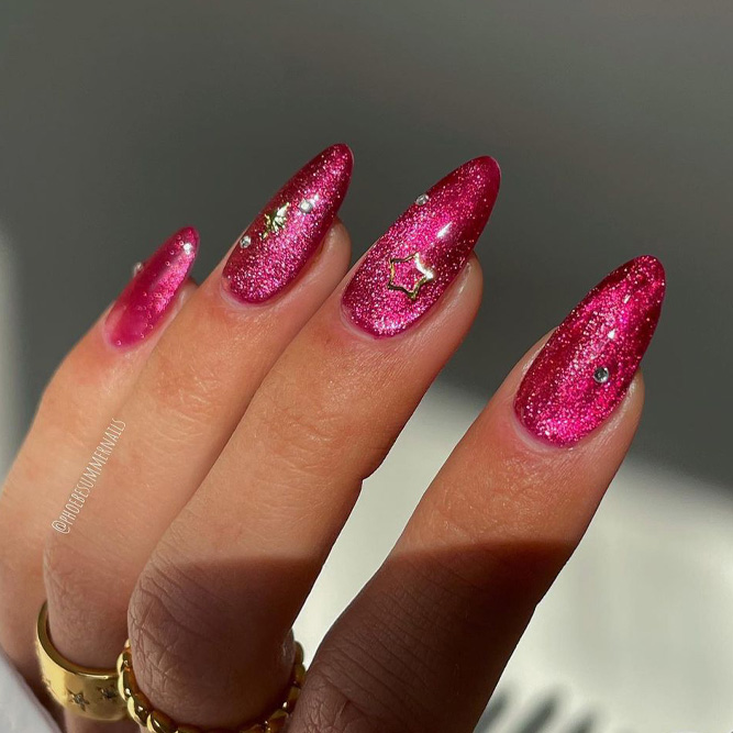 Bubblegum Pink Acrylic Nails Designs