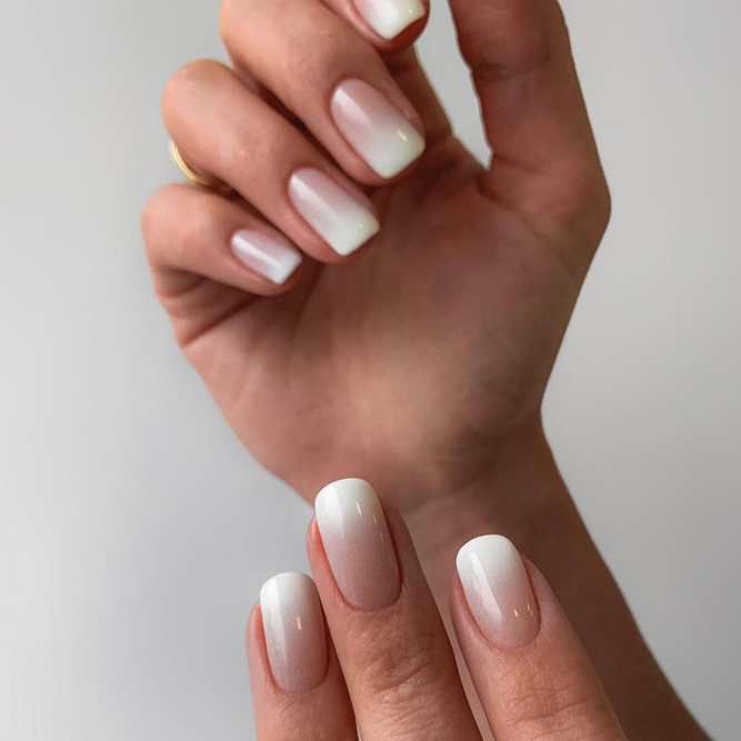 French Fade American Nails
