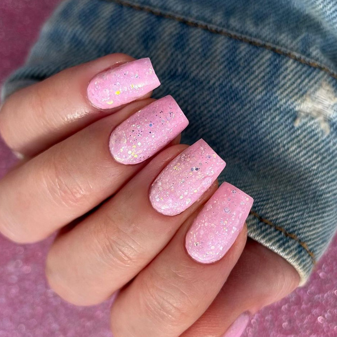 Light pink coffin tip nails #mynails | Light pink acrylic nails, Pink  acrylic nails, Pink wedding nails