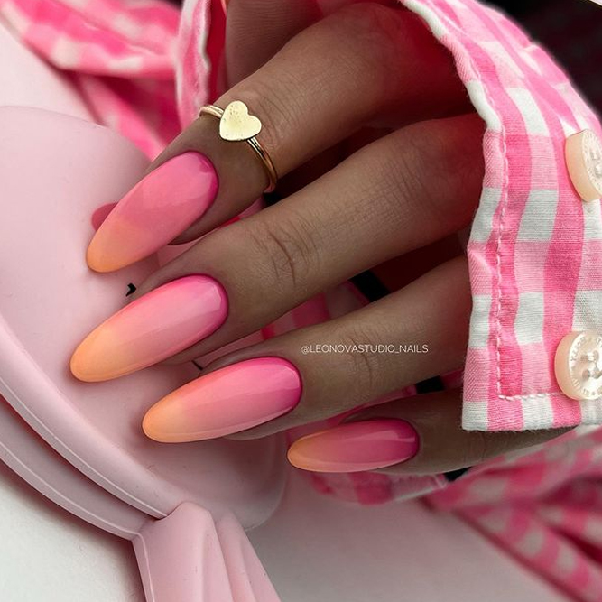 Barbie Oval Nails