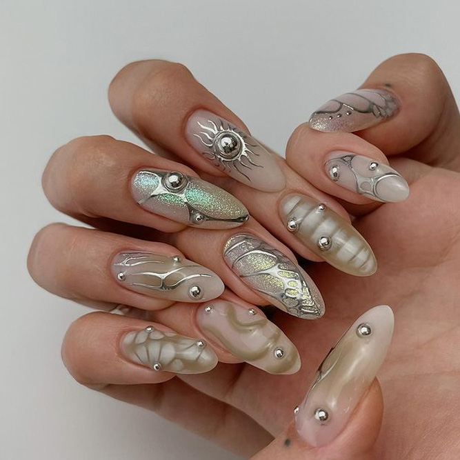 1set/12tips Glitter Nails Crystal False Nails Rhinestones Accessories Long  Nail Art Press On Nail For Manicure Free Shipping - False Nails - AliExpress