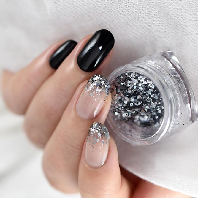 Gothic Black Winter Nail Colors