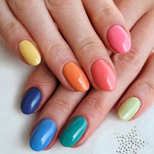 The Ever-Stylish Rainbow Nails