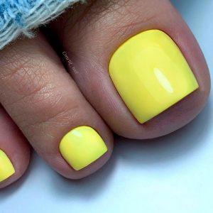 Yellow Shades For Toe Nails